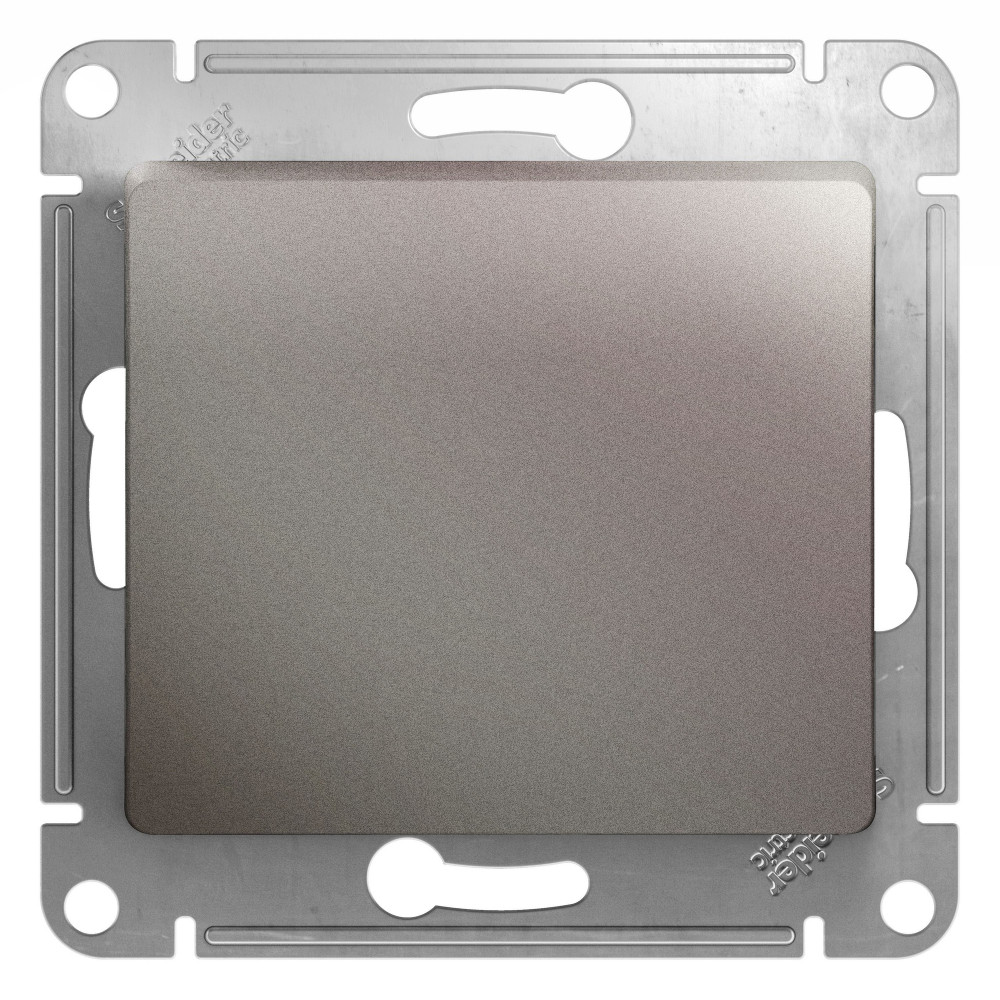 Ю14. Механизм Glossa GSL001271 переключателя 1кл. перекрестный с/п платина (Systeme Electric)