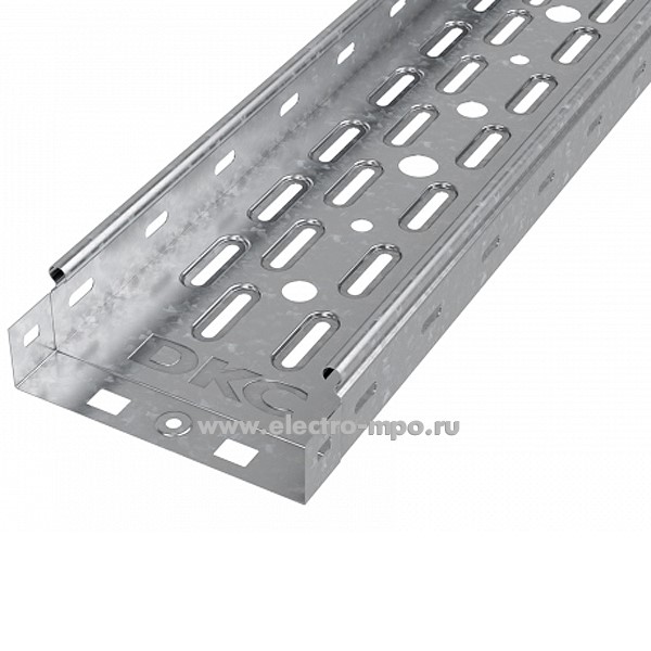 М94. Лоток 3526310 перфорированный 150х50 L=3000 толщ.1,0 мм (ДКС) М94. Лоток 3526310 перфорированный 150х50 L=3000 толщ.1,0 мм (ДКС)