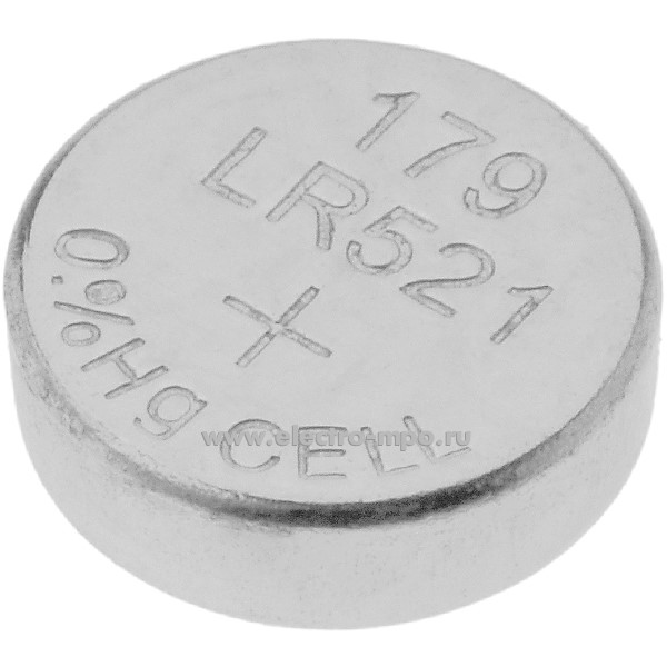 С5259. Элемент питания AG0 (379, LR521, LR63) MAX Button Cell 1,55В дисковый алкалиновый (Kodak)