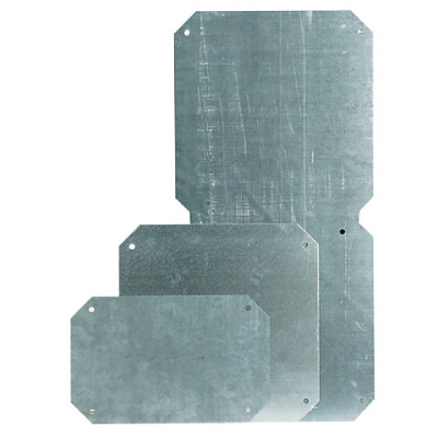 Е10. Монтажная 503430 плата с крепежом для корпусов RAM box 400х300  (ДКС)