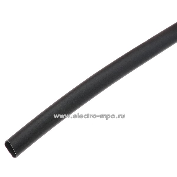 Т3100. Трубка 84888 ТТ-ГСМ(2:1) 3,2/1,6 маслобензостойкая термоусаживаемая чёрная  (КВТ Калуга)