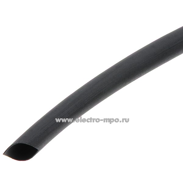 Т3102. Трубка 75446 ТТ-ГСМ(2:1) 6,4/3,2 маслобензостойкая термоусаживаемая чёрная (КВТ Калуга)