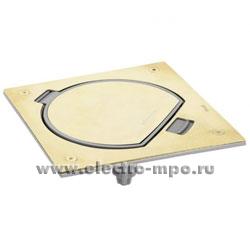 М9027. Люк KSE0-23-71 на 1 пост 45х45мм латунь с защелкой IP66 (Simon Electric Испания)