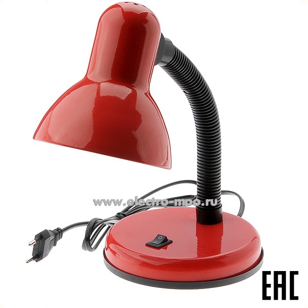 С6084. Светильник 800131 GTL-031-60-220 60Вт Е27 настольный гибкий красный (General)