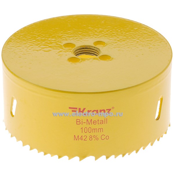 И7118. Коронка KR-92-0243 по металлу Bimetal 100мм (Kranz)