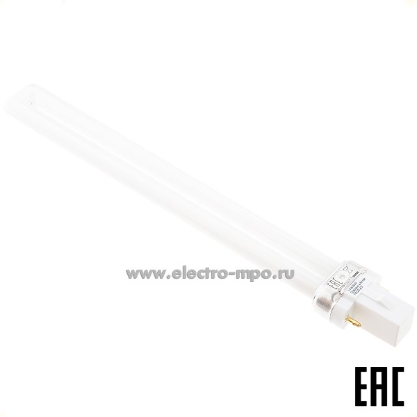 Л3410. Лампа 11Вт 10618 DULUX S 11W/840 G23 900Лм 4000К компакт. люм. энергосберегающая (OSRAM)