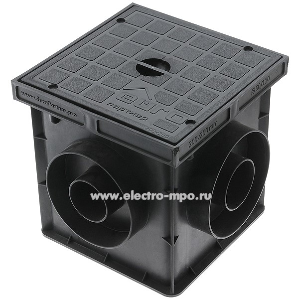 М5327. Колодец 88203 заземления контрольно-измерительный 200х200х200мм, пластик (EZETEK)