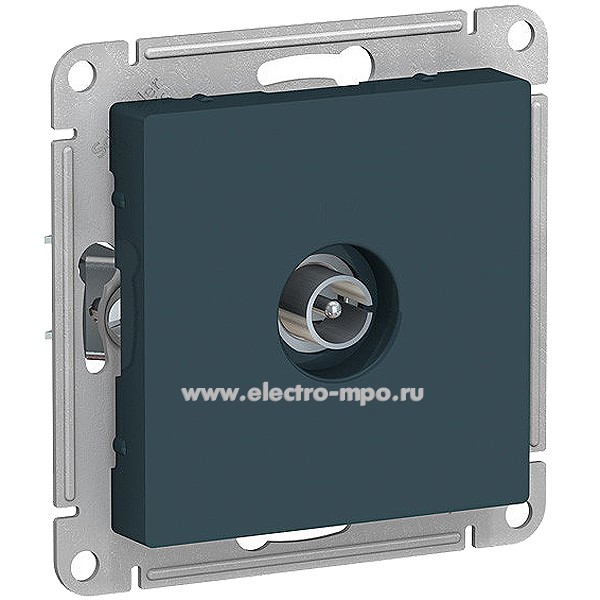 Ю51. Механизм AtlasDesign ATN000893 TV розетки тип "звезда" с/п изумруд (Systeme Electric)