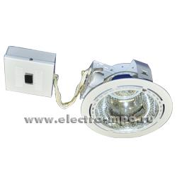 27107.С7107 Светильник DL513 (07) 2х13Вт G24d1 Down light, с ПРА, со стеклом (Lena lighting, Польша)