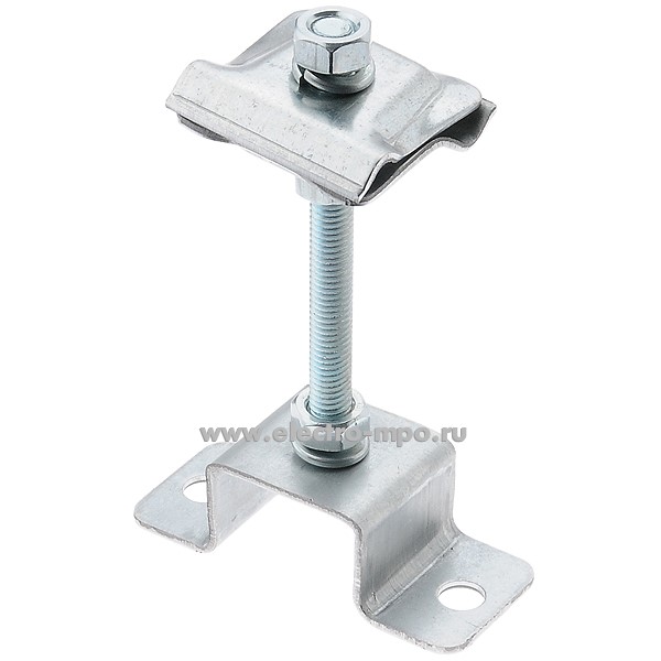 М5365. Держатель 91073 соединительный для круглого проводника 8-10мм опорный, оцинк. сталь (EZETEK)