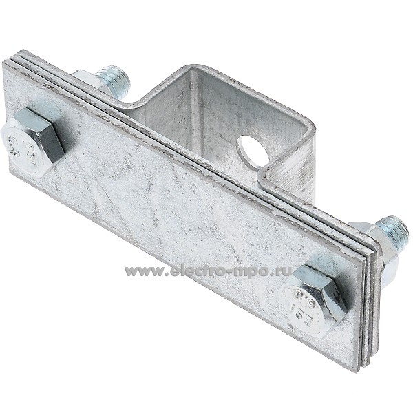 М5368. Держатель 73505 для плоского проводника шириной до 60мм, оцинкованная сталь (EZETEK)