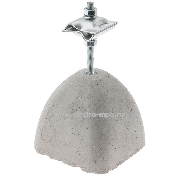 М5369. Держатель-зажим 71915 соединительный для круглого проводника, оцинкованная сталь (EZETEK)