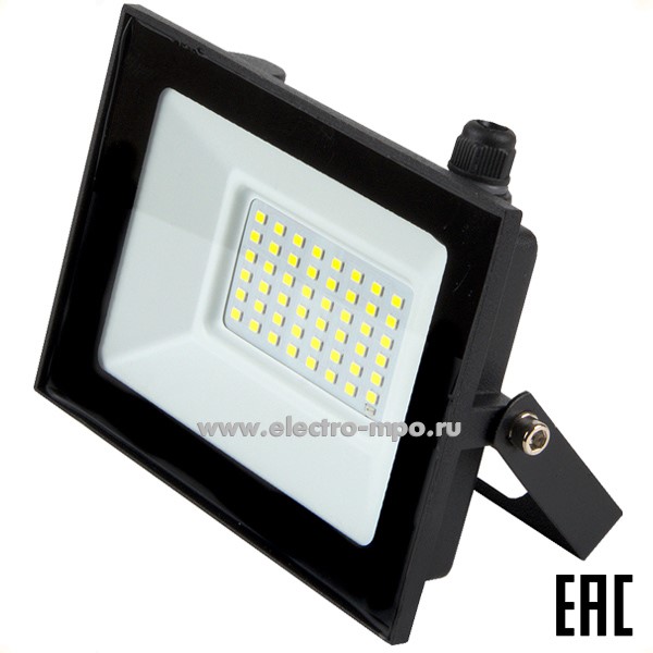 С05. Прожектор 403224 GTAB-S1-50BT-IP65-6 220В со встр. датчиком освещ-ти 50Вт 3550Лм чёрный IP65 (G