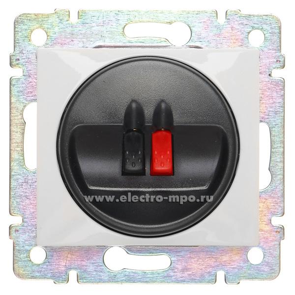 Р7647. Механизм Valena 774223 аудиорозетки с/п белый (Legrand)