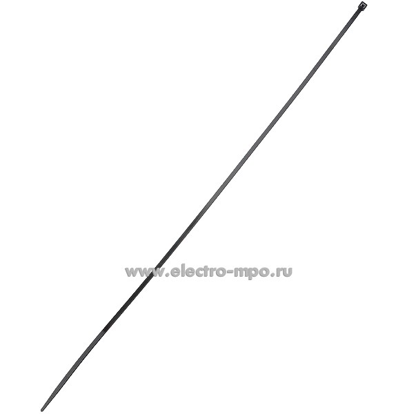 Г7350. Хомут 4,8х500мм гибкий чёрный для жгутовки (Электромонтаж)