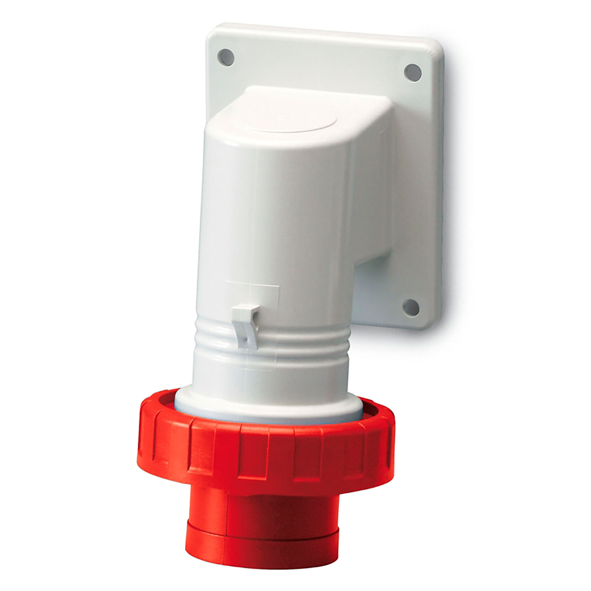 Р57. Вилка DIS2471696 панельная с наклоном IP67 16А 3P+E 400В (ДКС)