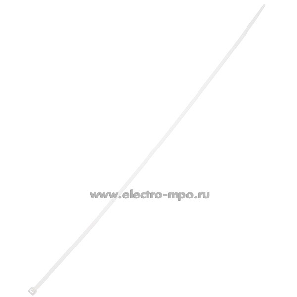 Г7324. Хомут 4,8х450мм гибкий белый для жгутовки (Электромонтаж)