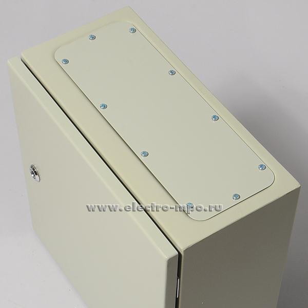 Е5009. Шкаф SPT-404020  IP65 400х400х200мм светло-серый с монтажной платой (Saipwell)