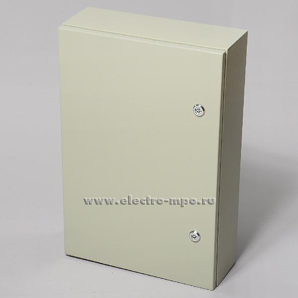 Е5015. Шкаф SPT-604015  IP65 600х400х150мм светло-серый с монтажной платой (Saipwell)