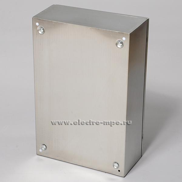 Е5059. Шкаф SP-B3-604020  IP65 600х400х200мм из нержавеющей стали с монтажной платой (Saipwell)