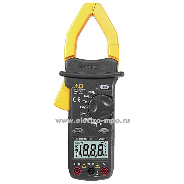 И48. Токовые клещи 13-1310 MS2001C (Mastech) И48. Токовые клещи 13-1310 MS2001C (Mastech)