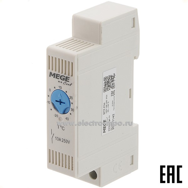 Б3637. Термостат MTF - F24 20121142 Т= -20+40 град. 250В АС контакт 1нр (MEGE Cool) Б3637. Термостат MTF - F24 20121142 Т= -20+40 град. 250В АС контакт 1нр (MEGE Cool)