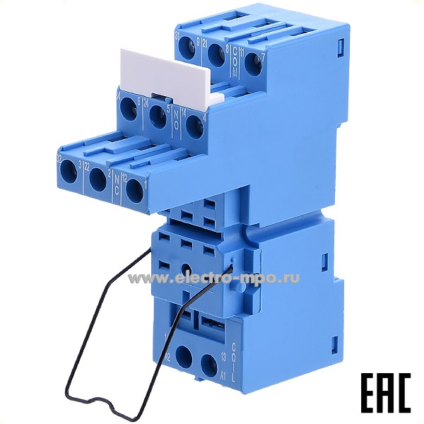 А9453. Розетка 9403SMA для промежуточного реле серии 55.33, таймера 85.03 (Finder)