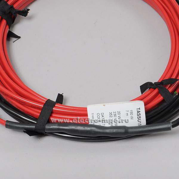 П9009. Нагревательный кабель для пола TASSU150W7M 0,15кВт 7м S=1,0-1,9 кв.м (Ensto)