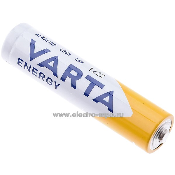 С6650. Элемент питания 4103229491 Varta ENERGY LR03 AAA Alkaline 1.5V (VARTA)
