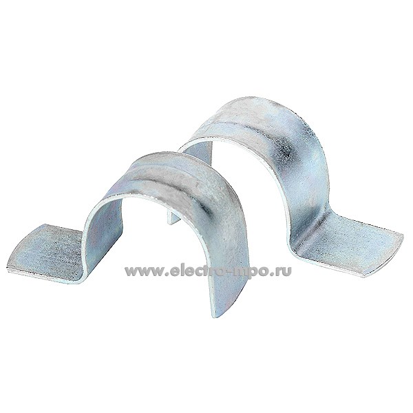 Г66. Скоба С01324МП металлическая оцинкованная 24мм под монтажный пистолет, 1 лапка (Рувинил)