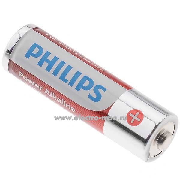 С5219. Элемент питания LR6P4B/51 Power LR6-4BL (AA) 1,5В алкалиновый (PHILIPS)
