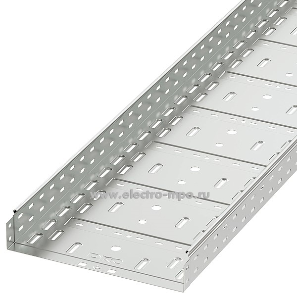 М94. Лоток 3530615 перфорированный 400х80 L=3000 толщ.1,5 мм (ДКС) М94. Лоток 3530615 перфорированный 400х80 L=3000 толщ.1,5 мм (ДКС)