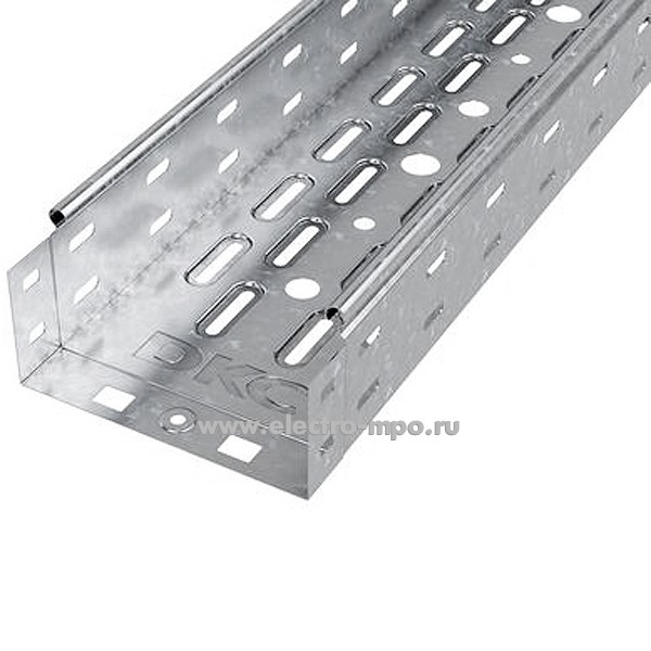 М94. Лоток 3530315 перфорированный 150х80 L=3000 толщ.1,5 мм (ДКС) М94. Лоток 3530315 перфорированный 150х80 L=3000 толщ.1,5 мм (ДКС)