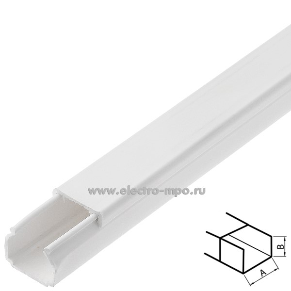 Д0707. Короб LHD 17х17 HD  1 канал белый (Kopos Kolin)