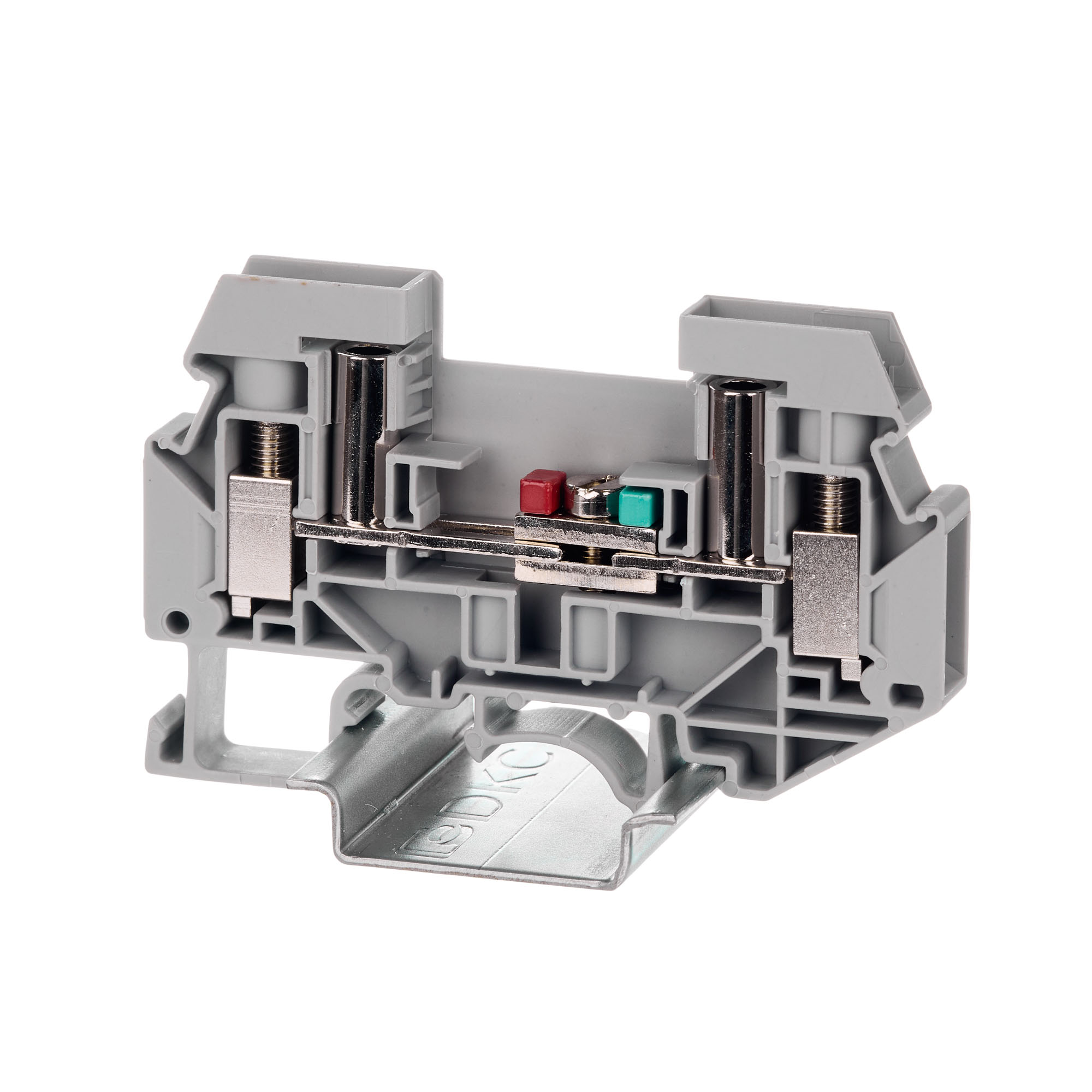 К22. Клемма TUR-6-RTK-S измерительная, винтовой зажим, 2 точки подключения, 6 кв.мм,  (ДКС)