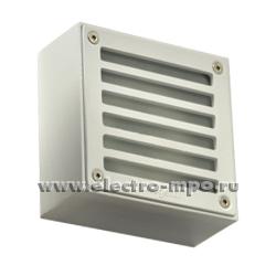 29998.С9998 Светильник Quadra 1000C/1B1.VS.00 6Вт GX53 настенный с решёткой белый IP65 (Augenti Италия)