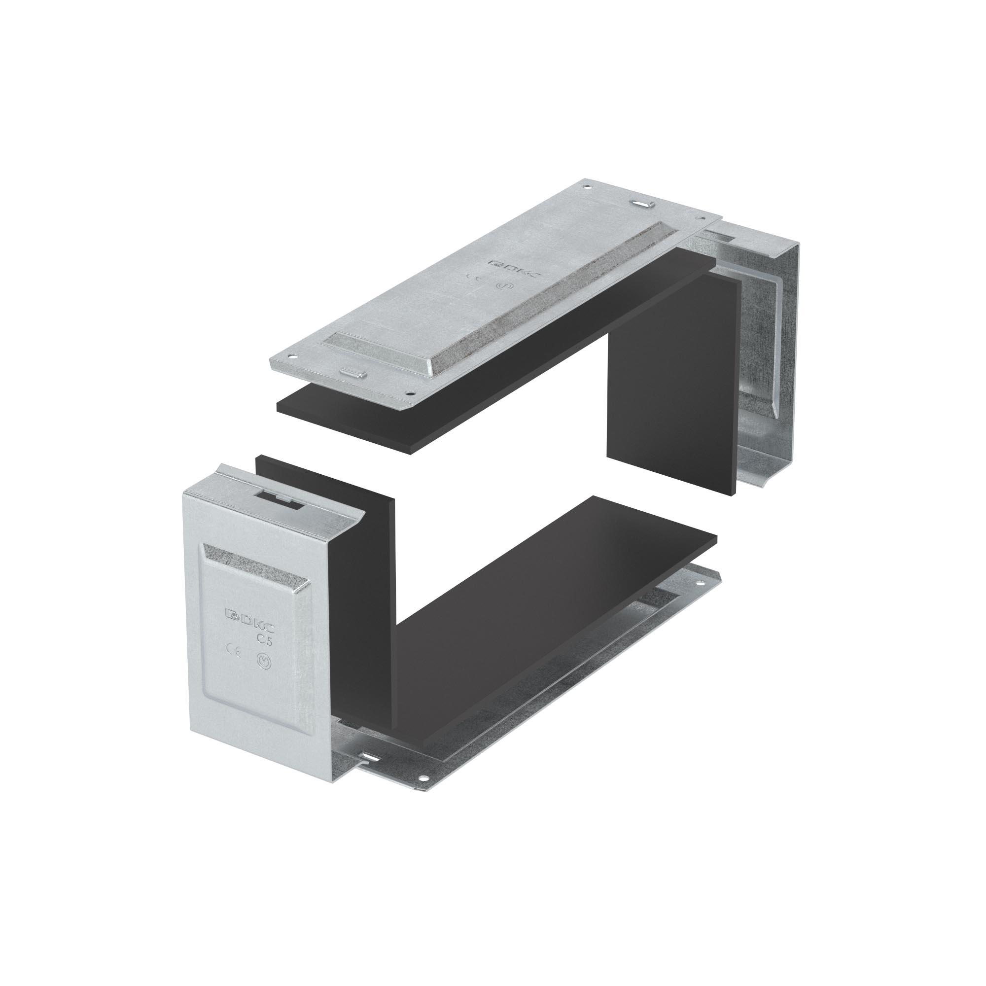 М94. Комплект SIP00820 для обеспечения степени защиты IP44 в местах соединения секций лотков (ДКС) М94. Комплект SIP00820 для обеспечения степени защиты IP44 в местах соединения секций лотков (ДКС)