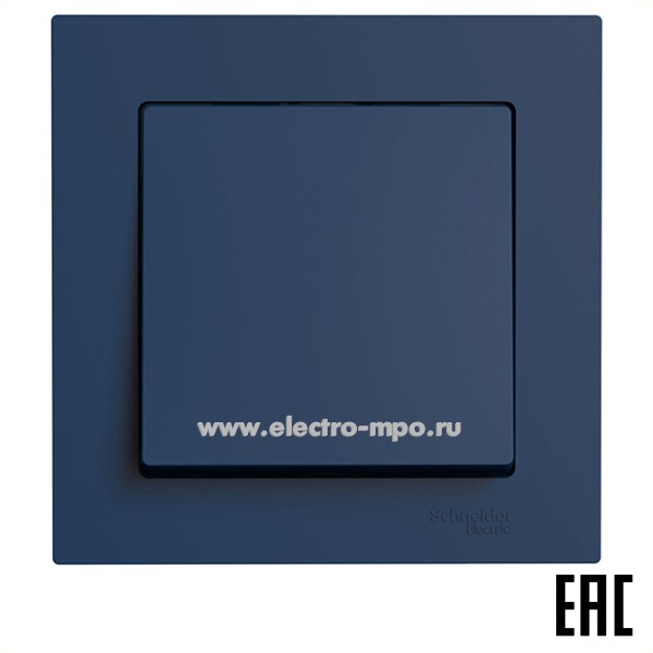 Ю5050. Выключатель AtlasDesign ATN001112 1 кл. с/п аквамарин (Systeme Electric)