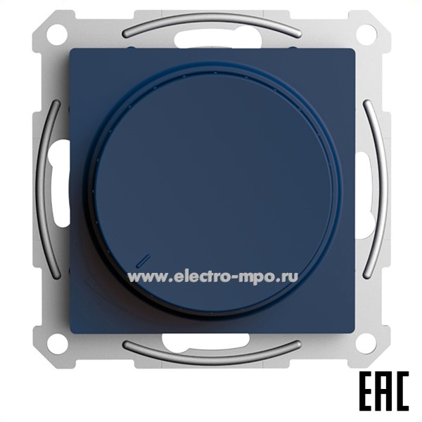 Ю5070. Механизм AtlasDesign ATN001123 светорегулятора 10-400 Вт (LED 3-150Вт) с/п аквамарин (Systeme)