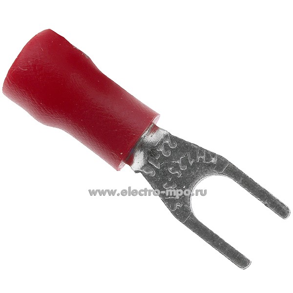 Наконечник НВИ SVS1.25-3.7 медный 1,5-3 вилочный 1,5мм2 изолированный ...