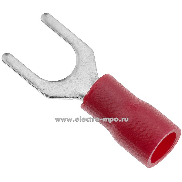 Наконечник НВИ SVS1.25-5 медный 1,5-5 вилочный 1,5мм2 изолированный ...