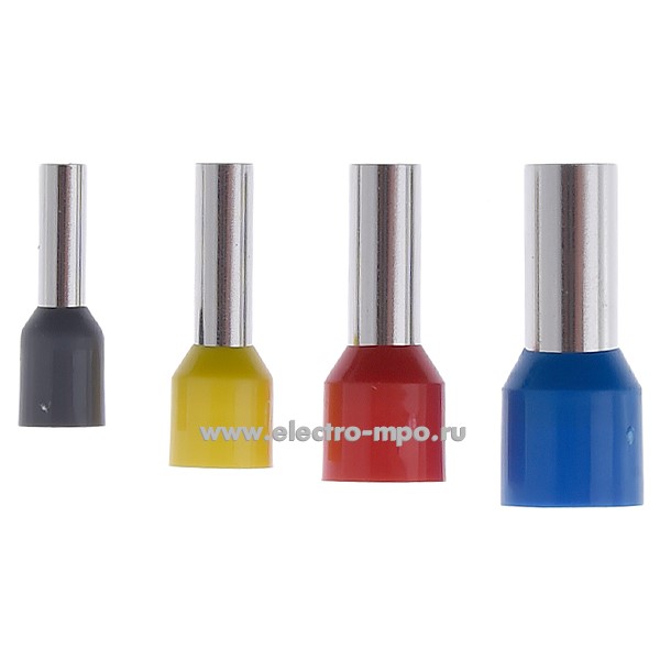 Набор 79492 НШВИ №4 втулочных наконечников 1х4-1х16мм2 (100шт) (КВТ)