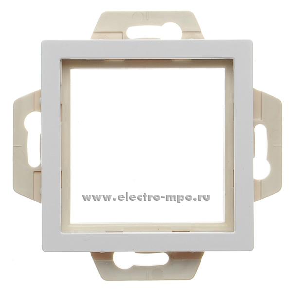 Ю4042. Адаптер AtlasDesign ATN000108 для механизмов Unica New 45х45мм белый (Systeme Electric)