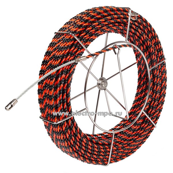 И6124. Протяжка 76674 кабельная из полиэстера PET-3-6.0/20МК на металлической катушке (Fortisflex)