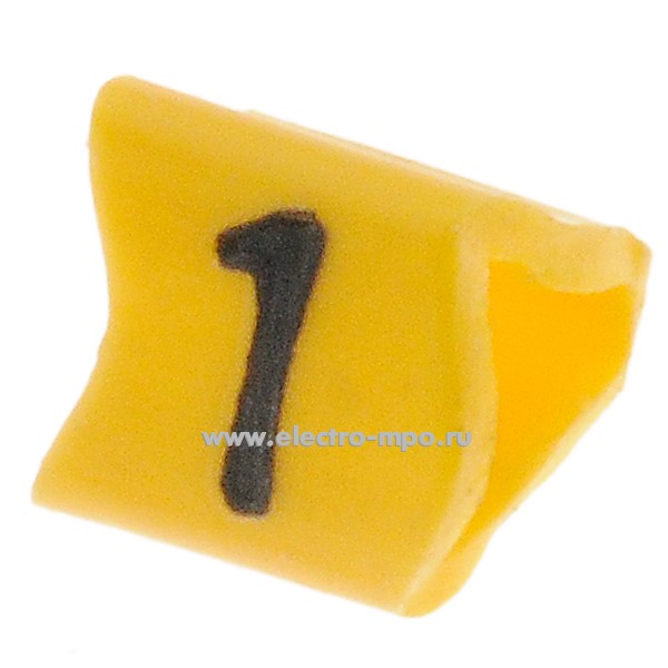 М3501. Маркер PY-01003BV40.1 символ "1" 0,2-0,75 мм2 (Partex)