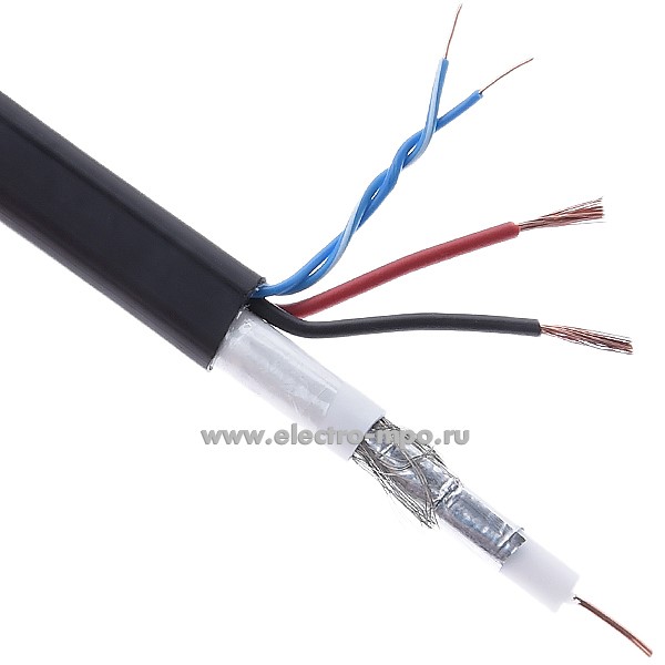 17111.П7111. Кабель CAVEL SAT 50 MDF2N ГОСТ (7,4х11,6) мм, Р=0,091 кг/м  (Italiana Conduttori Италия)