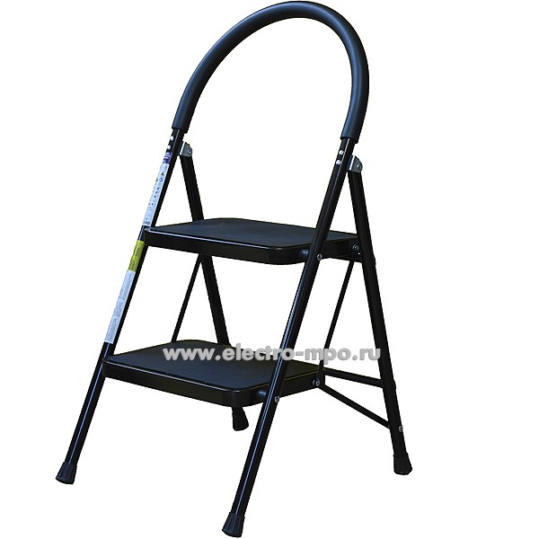В62. Стремянка МСН202 бытовая стальная 2 ступени (Алюмет Россия)