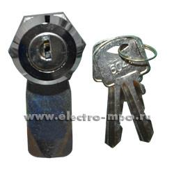 Б2861. Замок ЗЧА05М2011066К Н=28мм под английский ключ с 2 ключами (Тризам)
