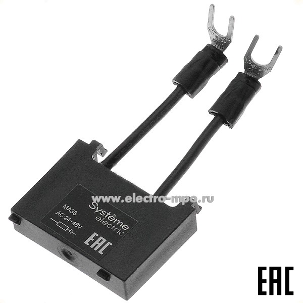А8390. Ограничитель перенапряжений MA381RC RC фильтр 24-48В 25-38A для контакторов MC1E (Systeme Electric)