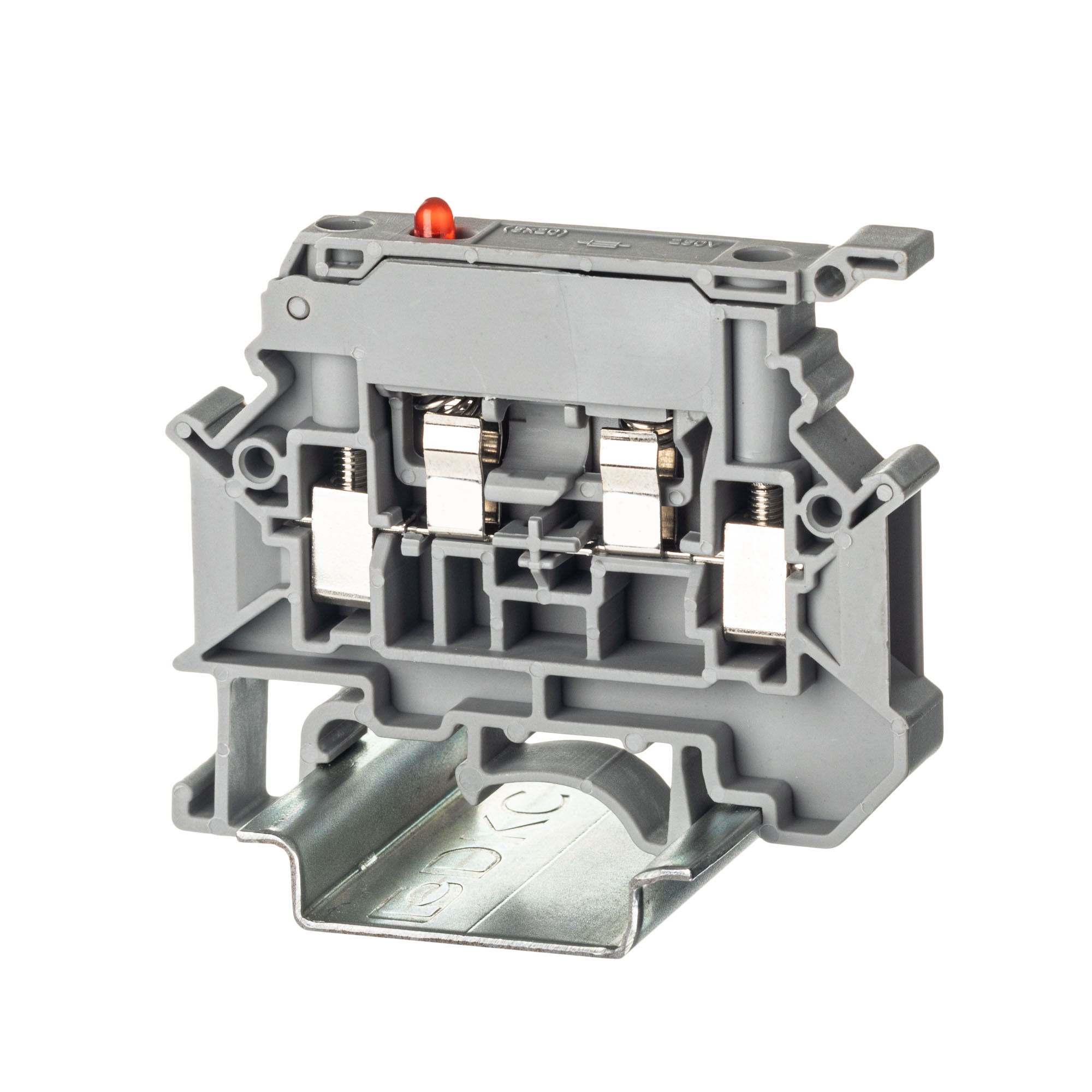 К2230. Клемма TUR-4-HESILED24 для предохранителя, винтовой зажим, 2 точки подключения,  (ДКС)